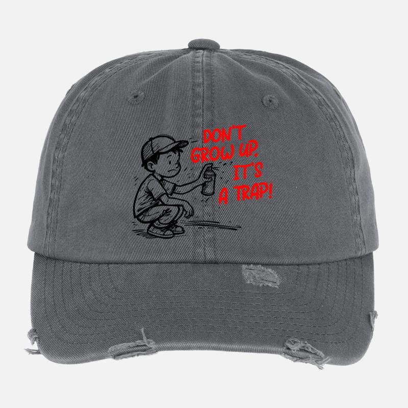 Es ist ein Trick Flexfit Vintage Destroyed Cap