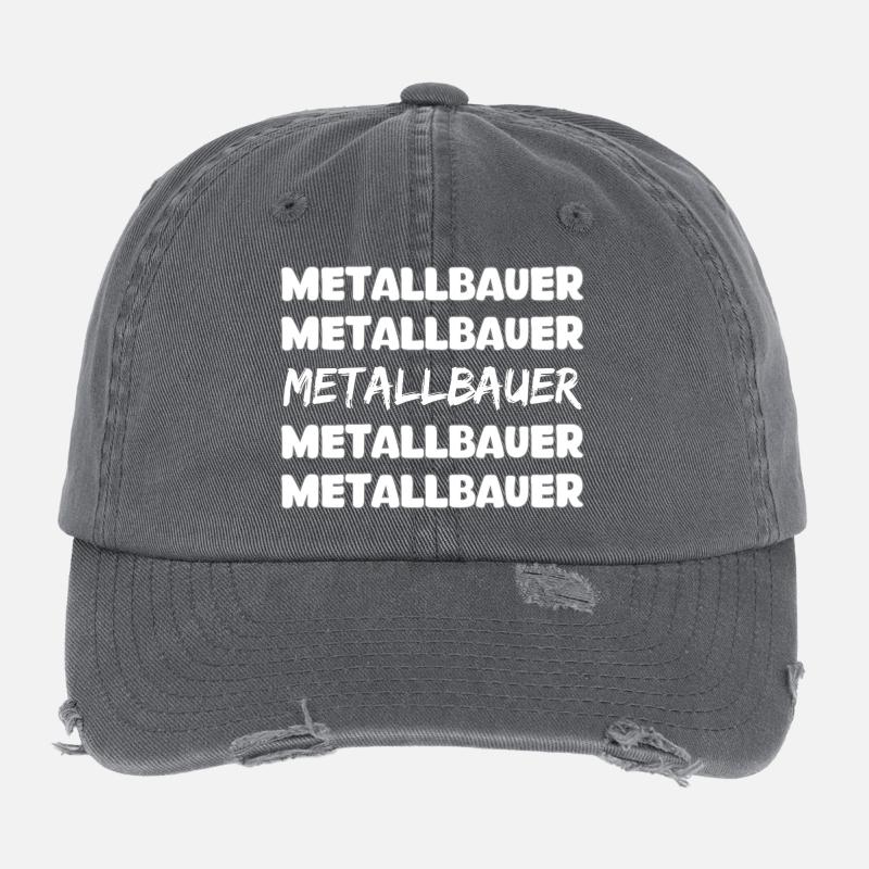 Métallier Casquette vintage effet usé Flexfit