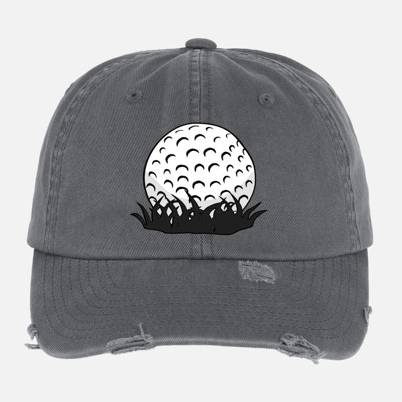 Golf ball Flexfit Vintage Destroyed Cap