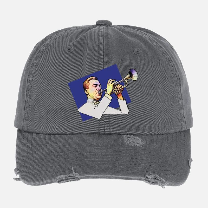 TROMPETER #2 – Klang & Bild Flexfit Vintage Destroyed Cap