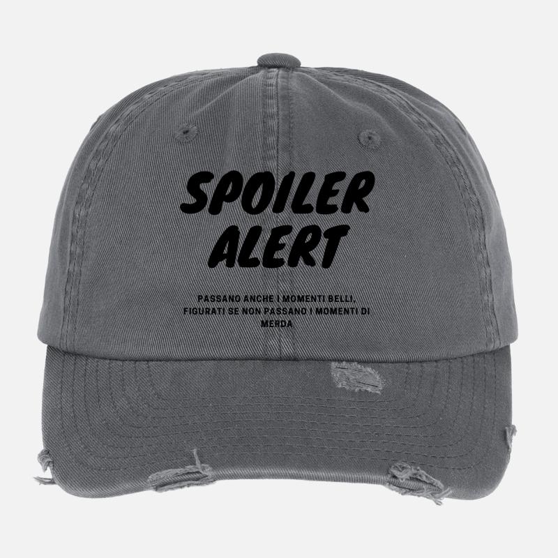 Spoiler_Alert Flexfit Vintage Destroyed Cap