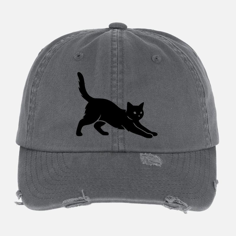 Katze Flexfit Vintage Destroyed Cap