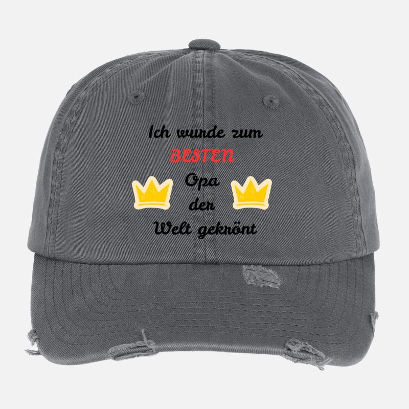 Bester Opa Flexfit Vintage Destroyed Cap