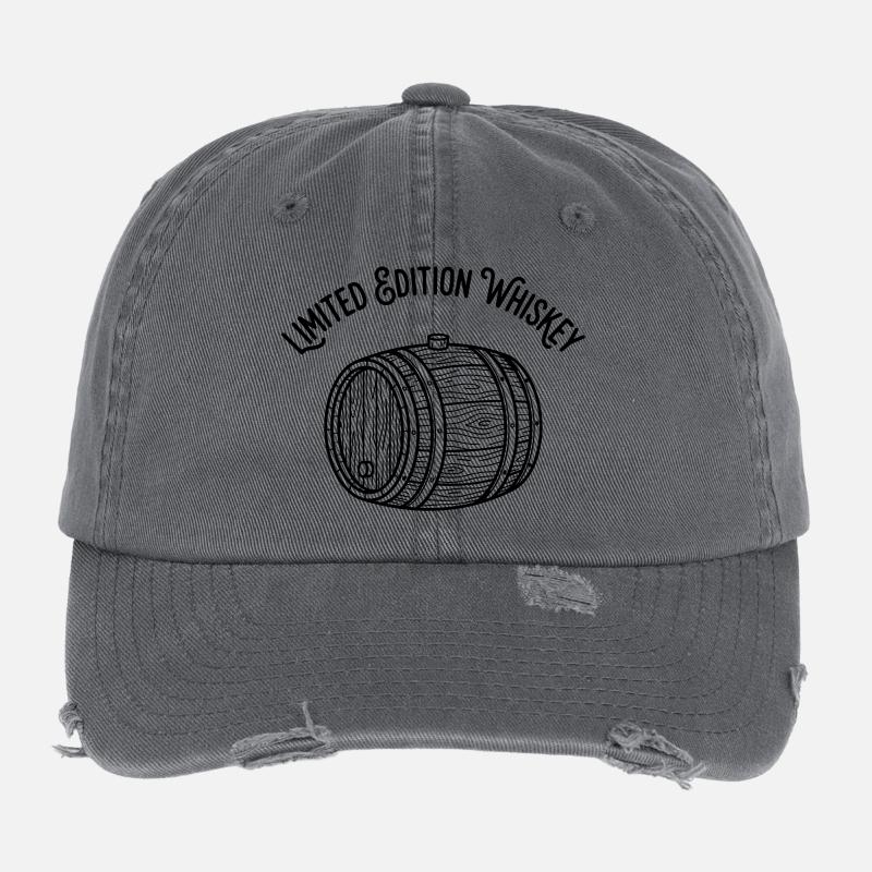 Whiskey Flexfit Vintage Destroyed Cap