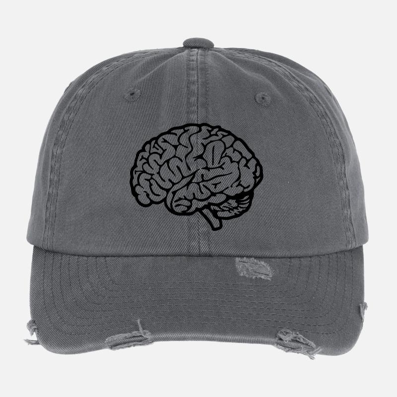 cerveau Casquette vintage effet usé Flexfit