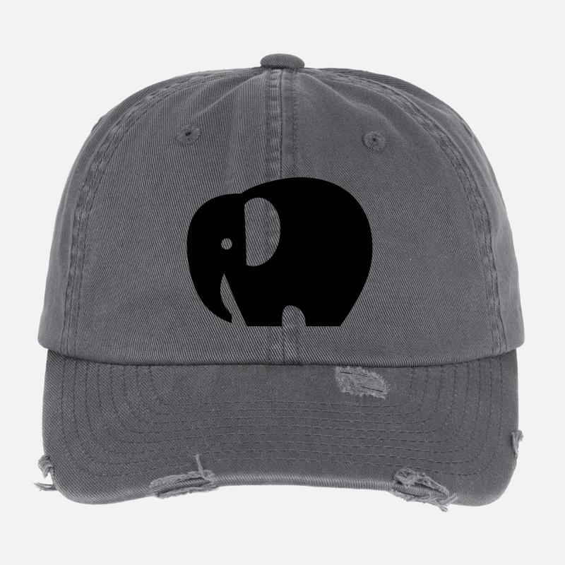 Elephant Flexfit Vintage Destroyed Cap