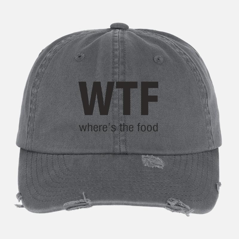 WTF Flexfit Vintage Destroyed Cap