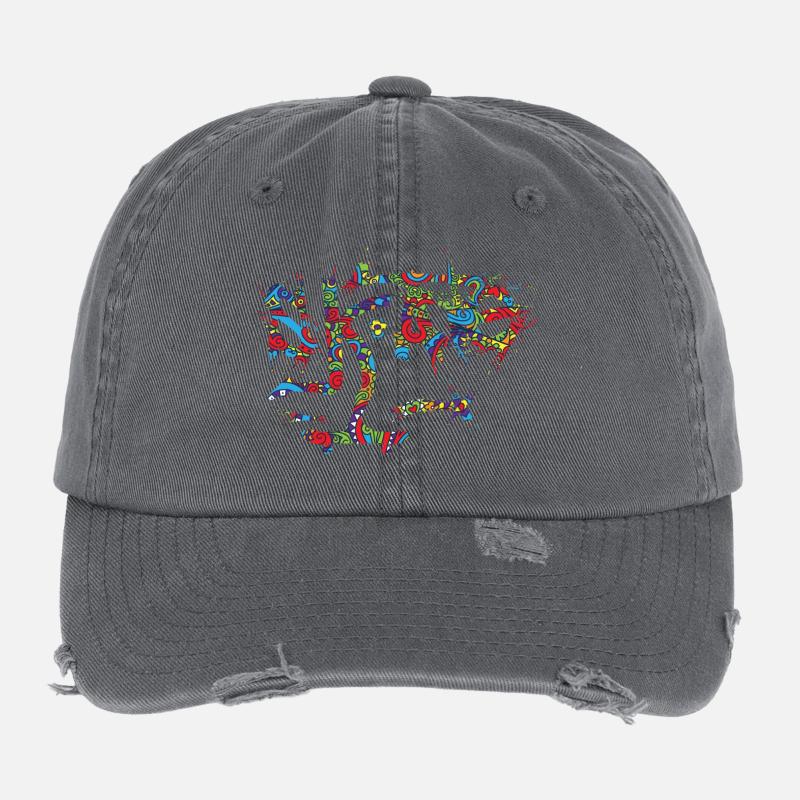 patin Casquette vintage effet usé Flexfit