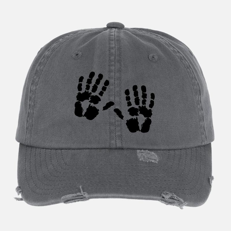 Do not touch me Flexfit Vintage Destroyed Cap