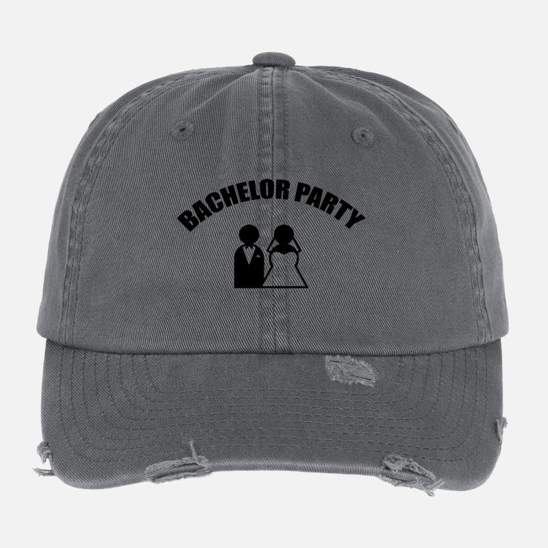 Bachelor Party - Wedding Flexfit Vintage Destroyed Cap