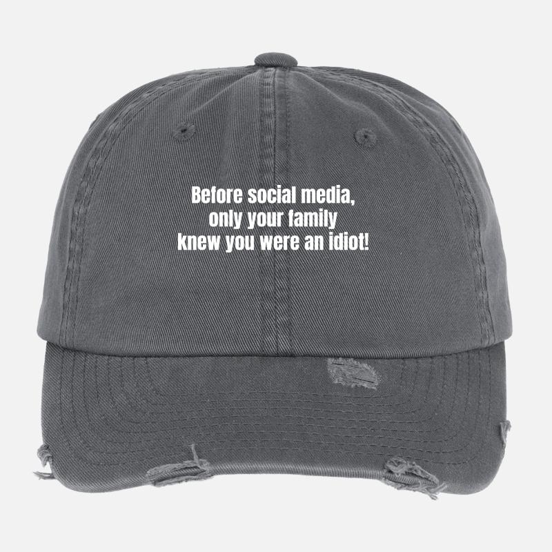 Before Flexfit Vintage Destroyed Cap