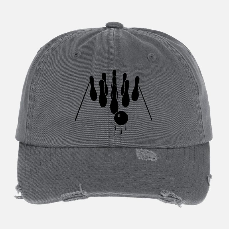 Kegeln Flexfit Vintage Destroyed Cap