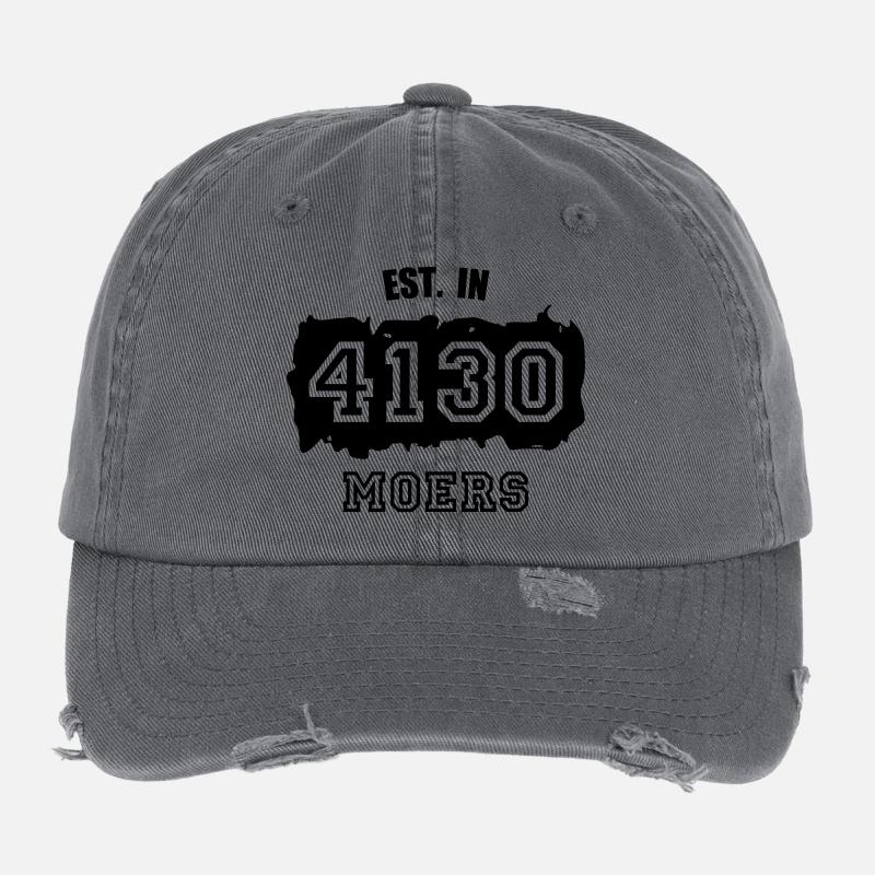 Established 4130 Moers Flexfit Vintage Destroyed Cap