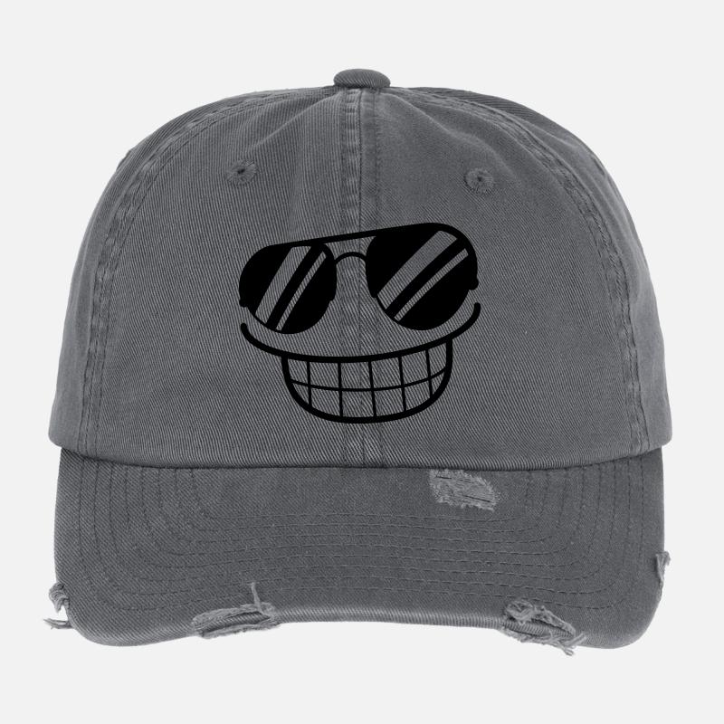 cool_grin Flexfit Vintage Destroyed Cap