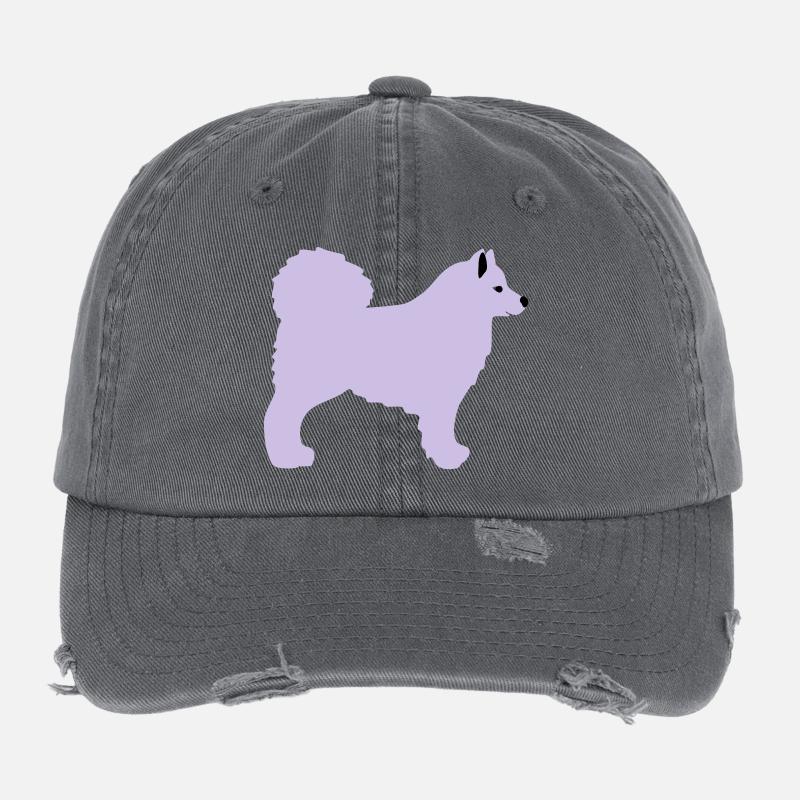 Samojede Vektor Flexfit Vintage Destroyed Cap