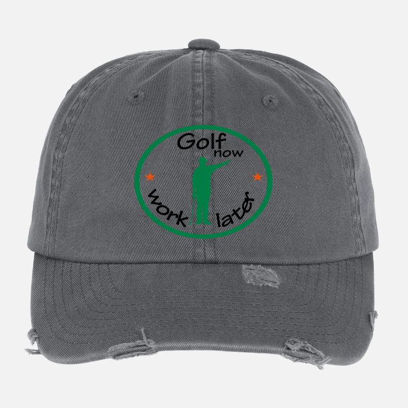 golf Flexfit Vintage Destroyed Cap