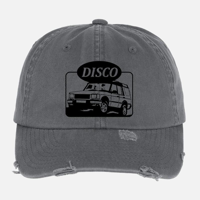 Landie Disco - Autonaut.com - Flexfit Vintage Destroyed Cap - dark grey