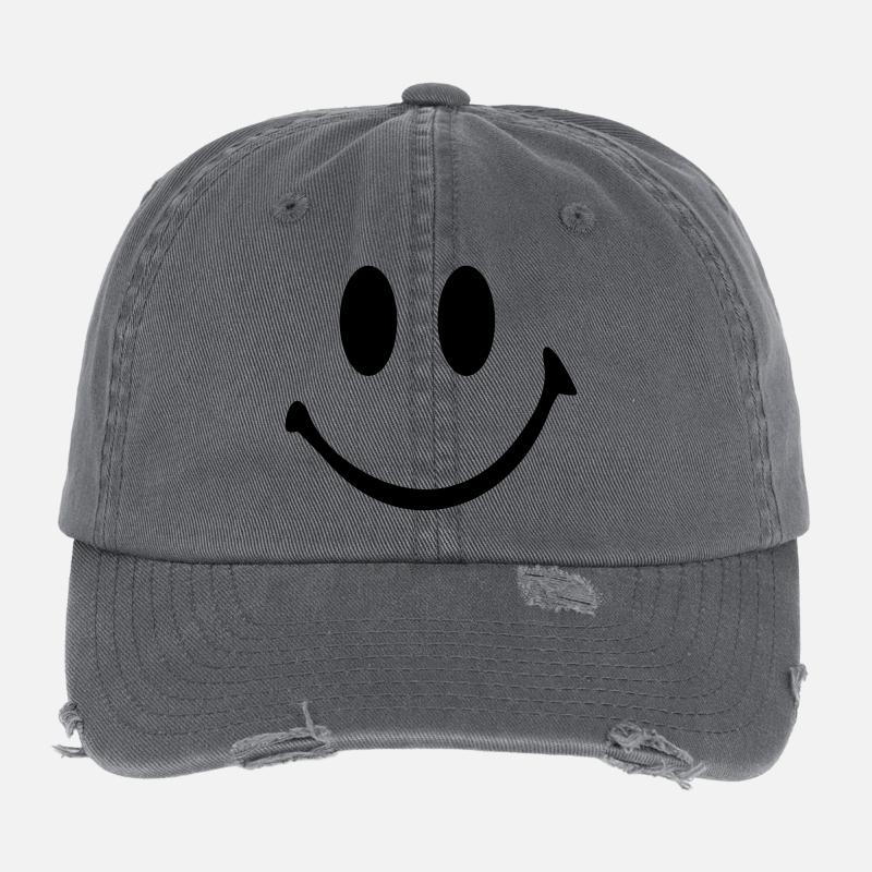Smiley Flexfit Vintage Destroyed Cap