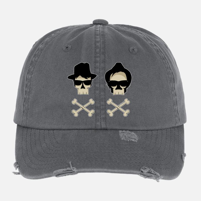 blues brothers Flexfit Vintage Destroyed Cap