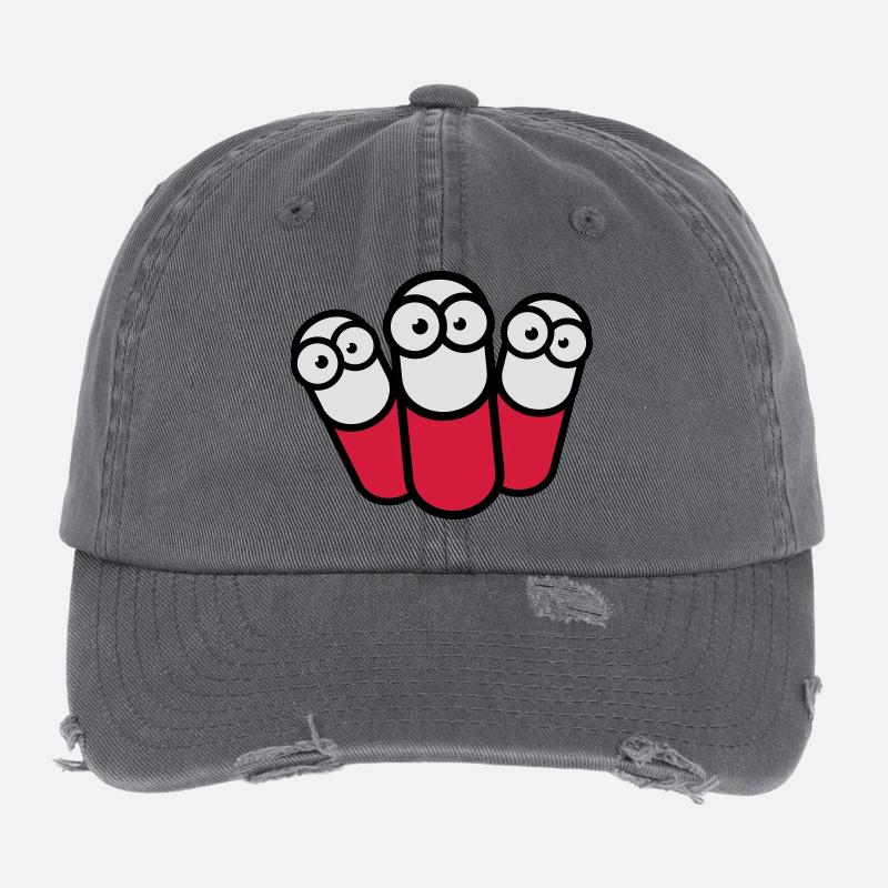 Drug Pills Team Flexfit Vintage Destroyed Cap