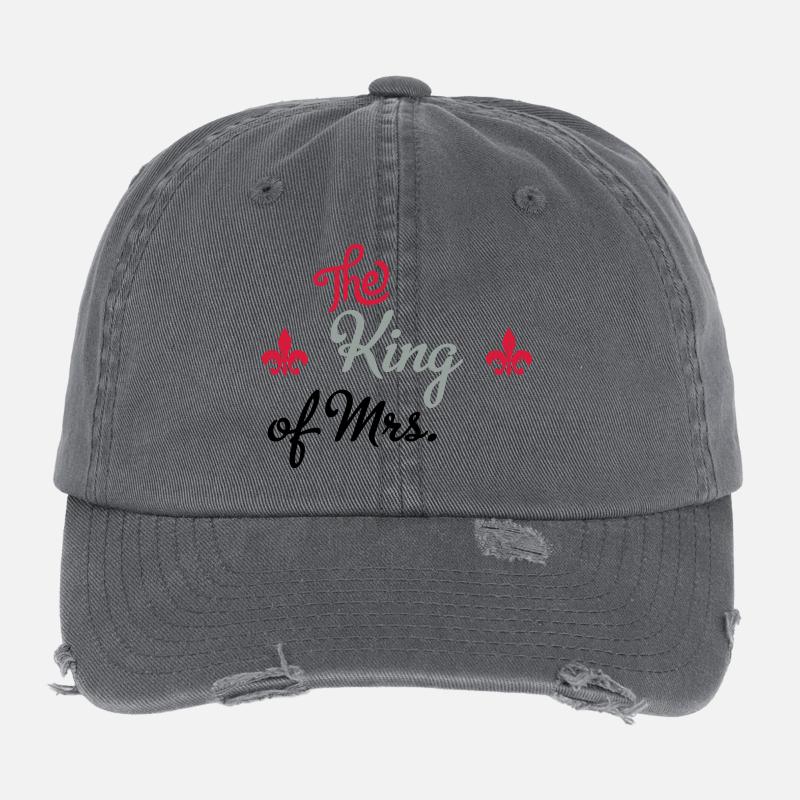mariage Casquette vintage effet usé Flexfit