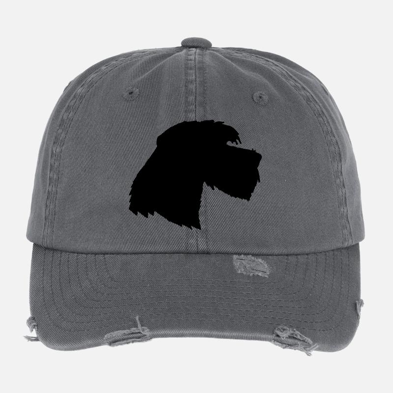 Chien Géant Schnauzer 3, Schnauzer schön Casquette vintage effet usé Flexfit