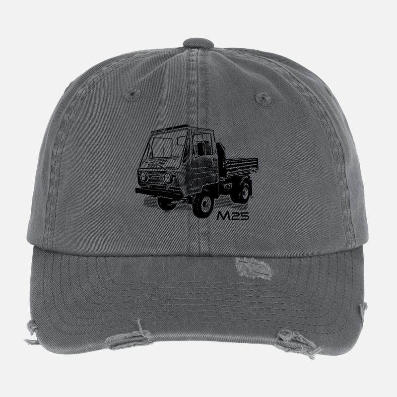 Multicar M25 | | rda Cyclomoteur | Camion | Technologie Casquette vintage effet usé Flexfit