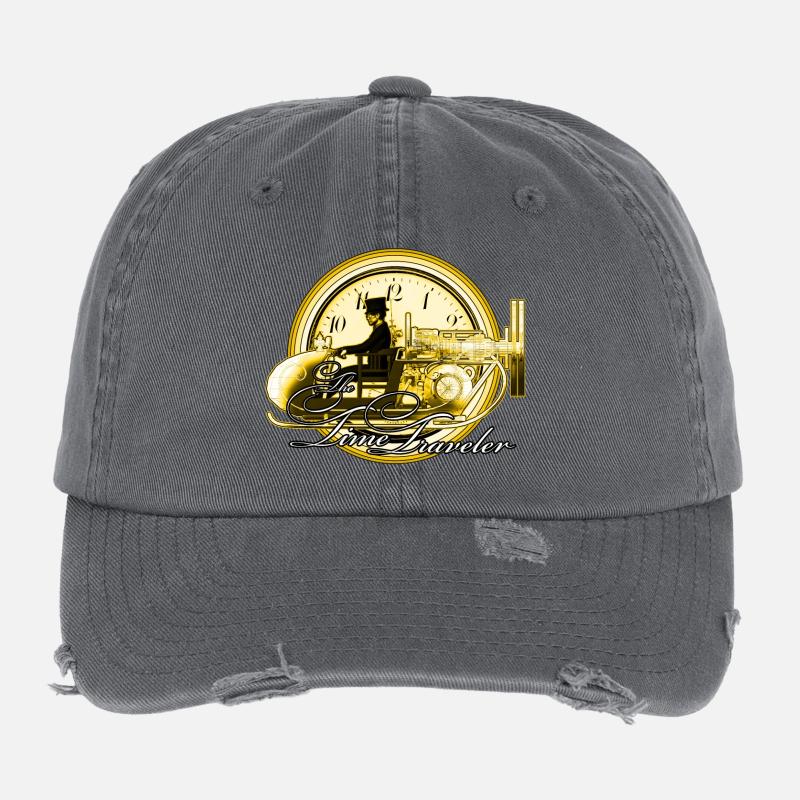 Le voyageur temporel Casquette vintage effet usé Flexfit