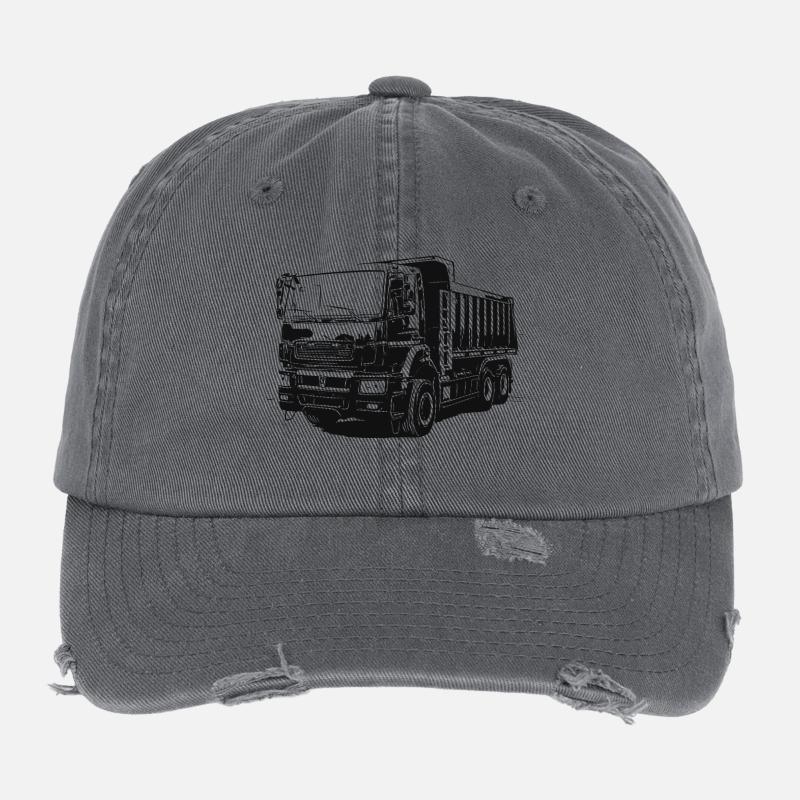 KAMAZ - КАМАЗ Kipper Flexfit Vintage Destroyed Cap