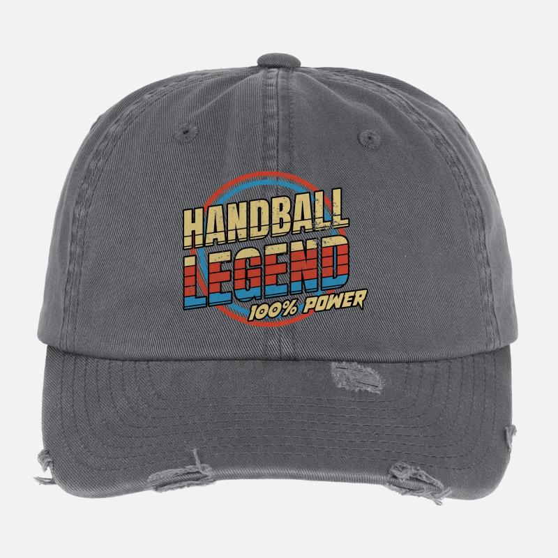 Légende du handball Casquette vintage effet usé Flexfit