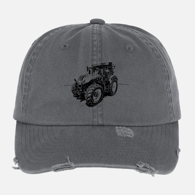 Traktor Steyr 4120 Flexfit Vintage Destroyed Cap