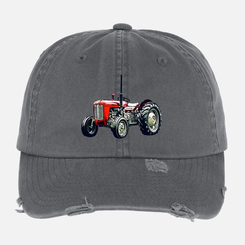 Alter M F 35 Traktor Flexfit Vintage Destroyed Cap