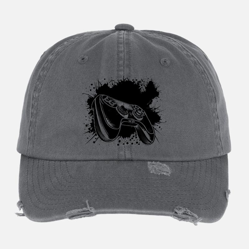 Tapis de jeu Casquette vintage effet usé Flexfit