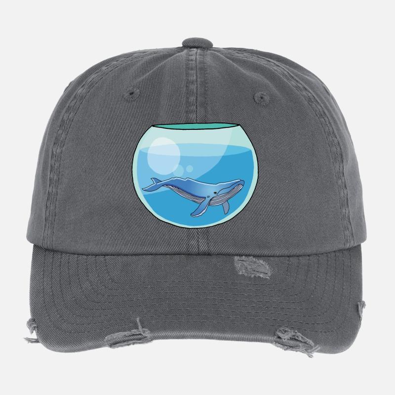 Bocal à baleine Casquette vintage effet usé Flexfit
