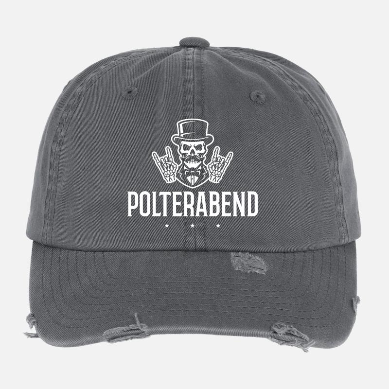 Polterabend Bräutigam Flexfit Vintage Destroyed Cap