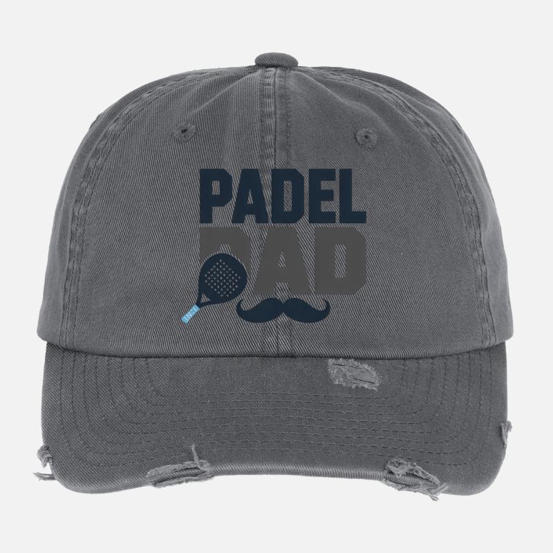 Padel Dad Flexfit Vintage Destroyed Cap