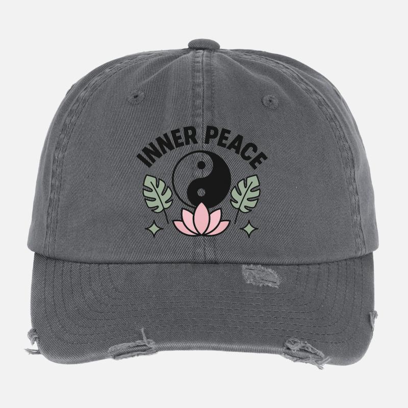 inner peace Flexfit Vintage Destroyed Cap