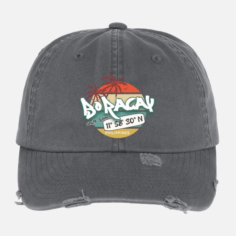 Breitengrade  Flexfit Vintage Destroyed Cap