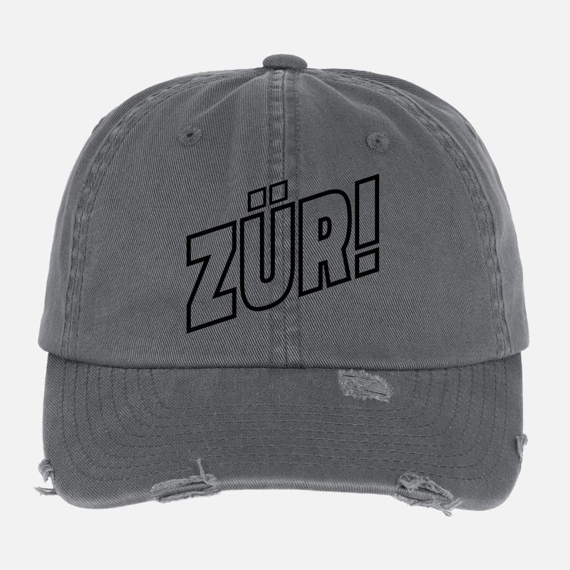 Zurich Flexfit Vintage Destroyed Cap