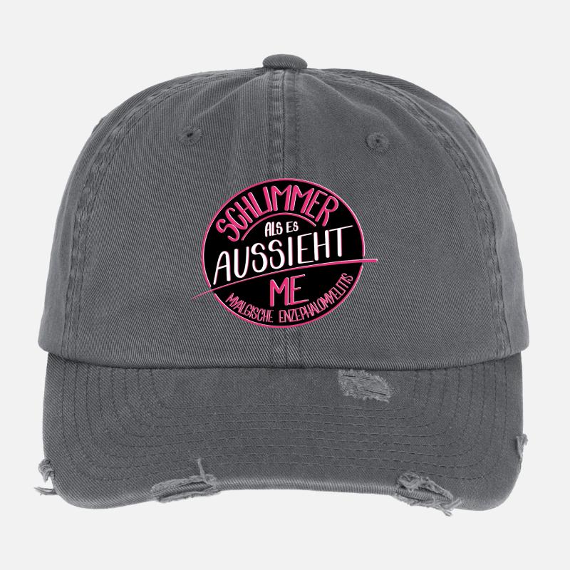 Schlimmer als es aussieht, M.E. Flexfit Vintage Destroyed Cap