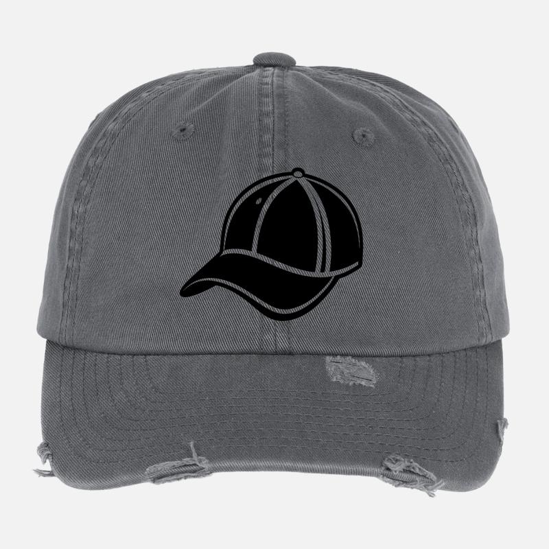 Baseball Cap Flexfit Vintage Destroyed Cap
