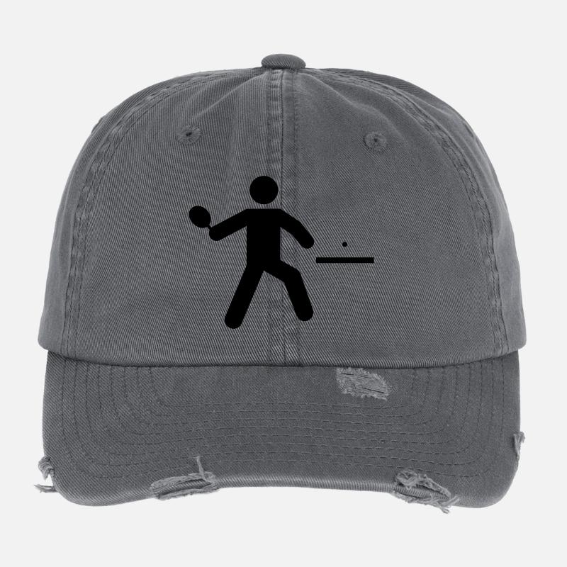 Tischtennis Flexfit Vintage Destroyed Cap