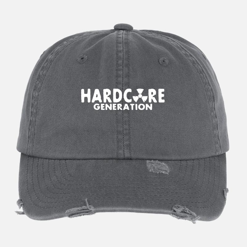 harcore generation / hard core generation Flexfit Vintage Destroyed Cap