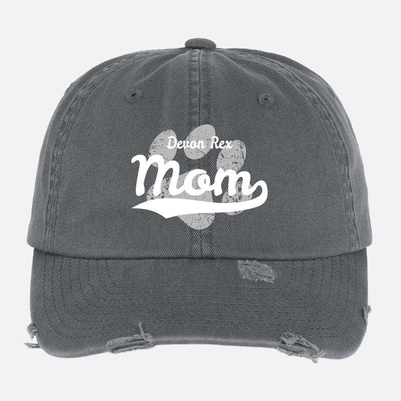 Devon Rex Maman Casquette vintage effet usé Flexfit