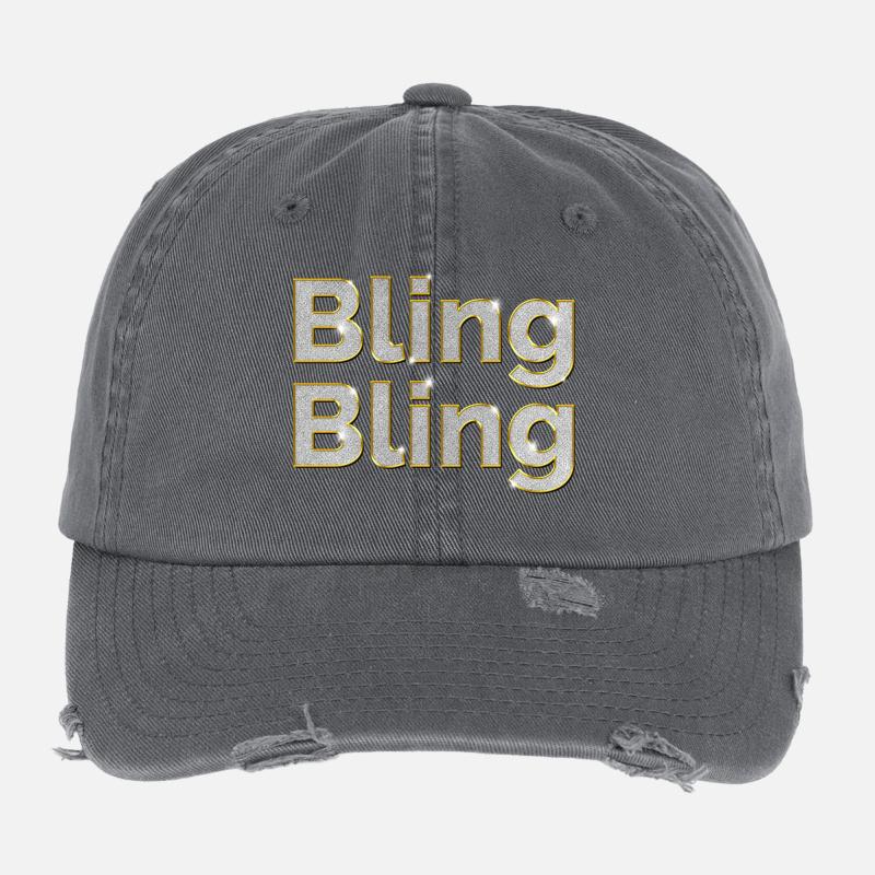 Bling Bling Flexfit Vintage Destroyed Cap