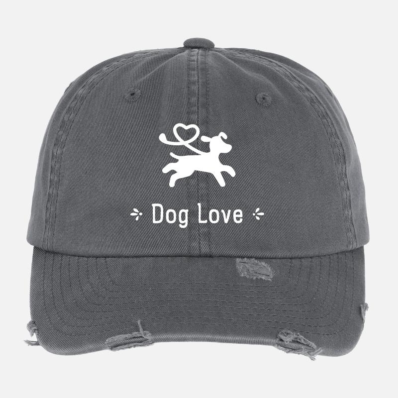 Dog Love Flexfit Vintage Destroyed Cap