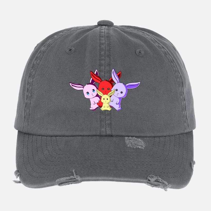 Bunny Team Flexfit Vintage Destroyed Cap