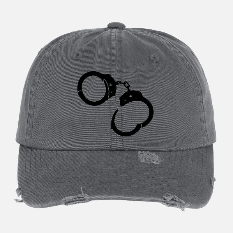 Handcuffs Handcuffs Flexfit Vintage Destroyed Cap