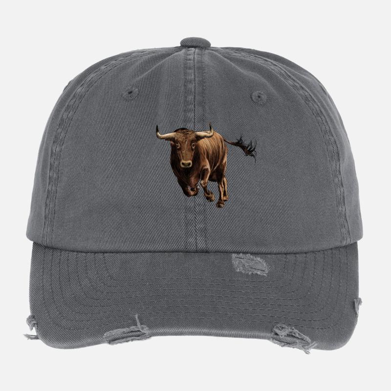 Bull Flexfit Vintage Destroyed Cap