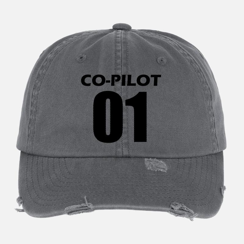 Co-Pilot Partnerlook Casquette vintage effet usé Flexfit